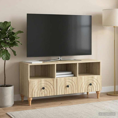 Mobile TV Rovere Sonoma 102 x 34,5 x 50 cm Legno ingegnerizzato