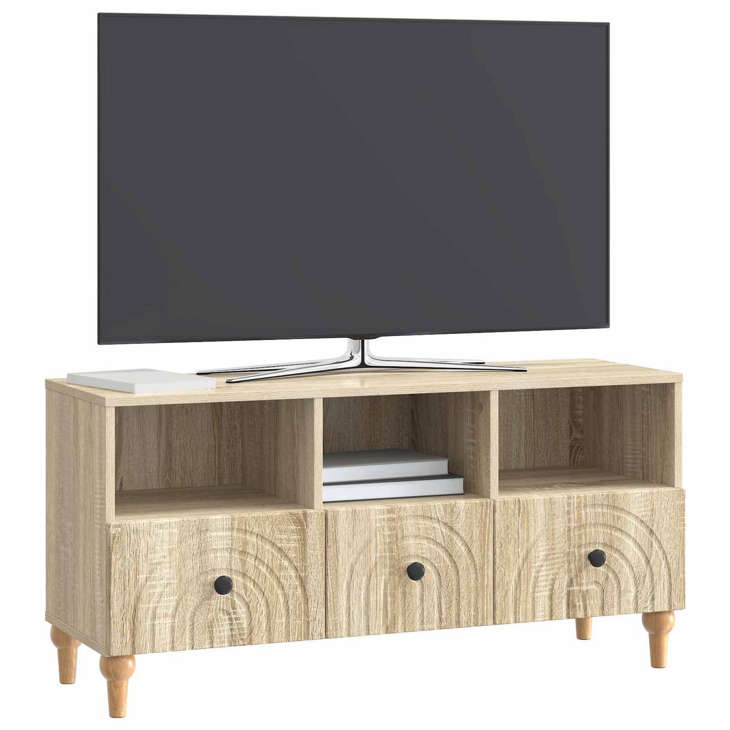 Mobile TV Rovere Sonoma 102 x 34,5 x 50 cm Legno ingegnerizzato