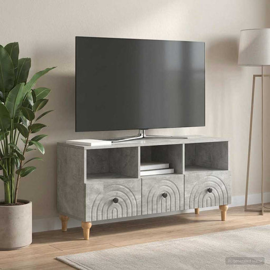 Mobile TV Grigio Cemento 102 x 34,5 x 50 cm