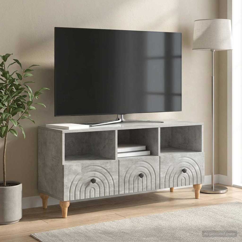 Mobile TV Grigio Cemento 102 x 34,5 x 50 cm