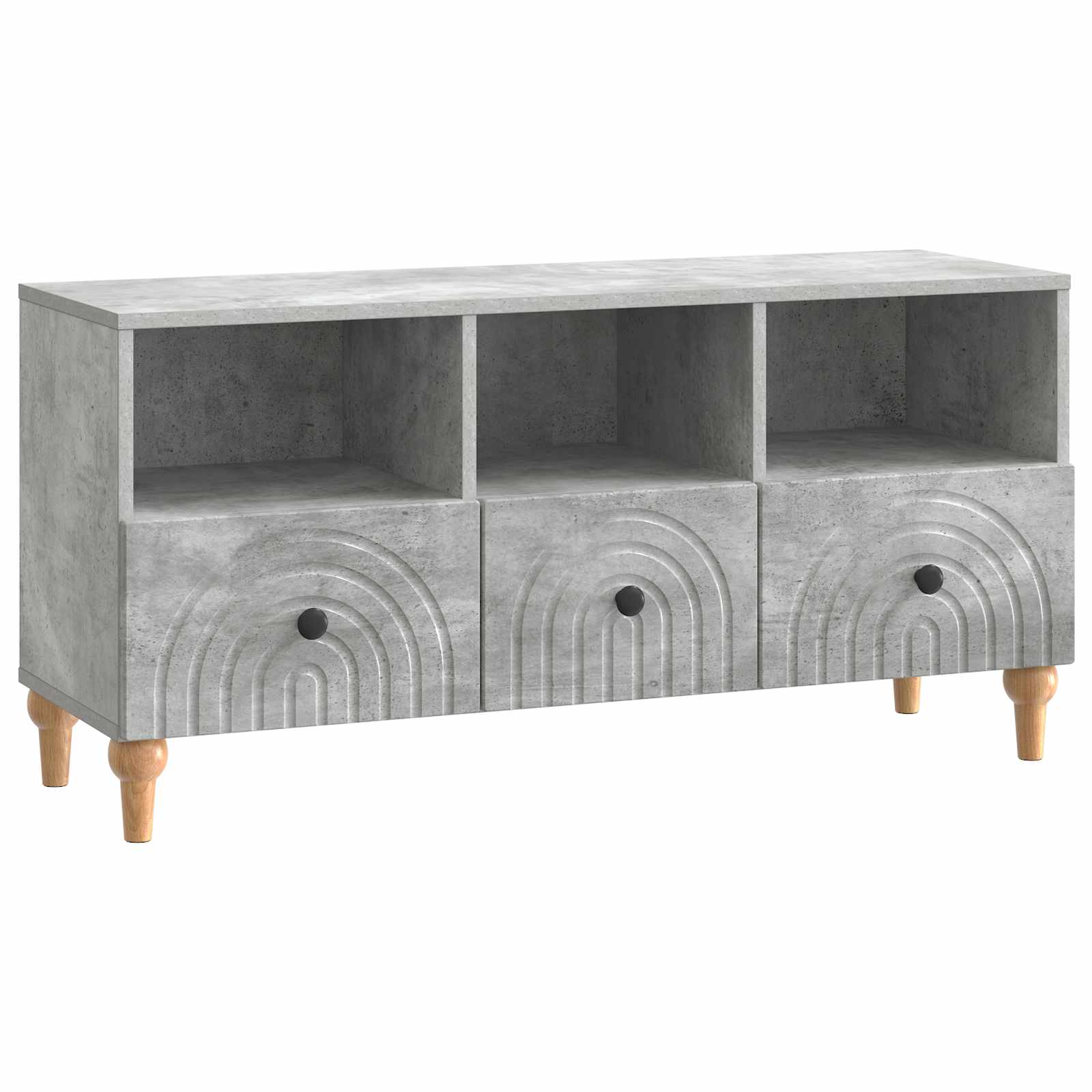 Mobile TV Grigio Cemento 102 x 34,5 x 50 cm | homemem39