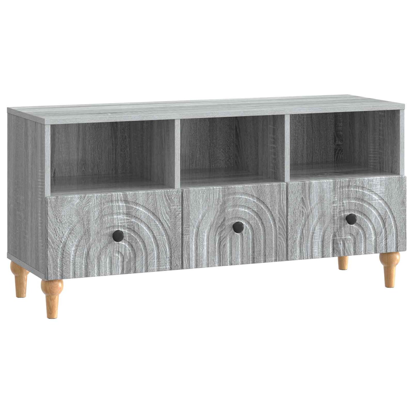 Mobile TV Sonoma grigia 102 x 34,5 x 50 cm Legno ingegnerizzato