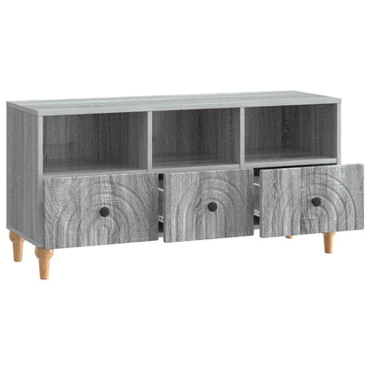 Mobile TV Sonoma grigia 102 x 34,5 x 50 cm Legno ingegnerizzato
