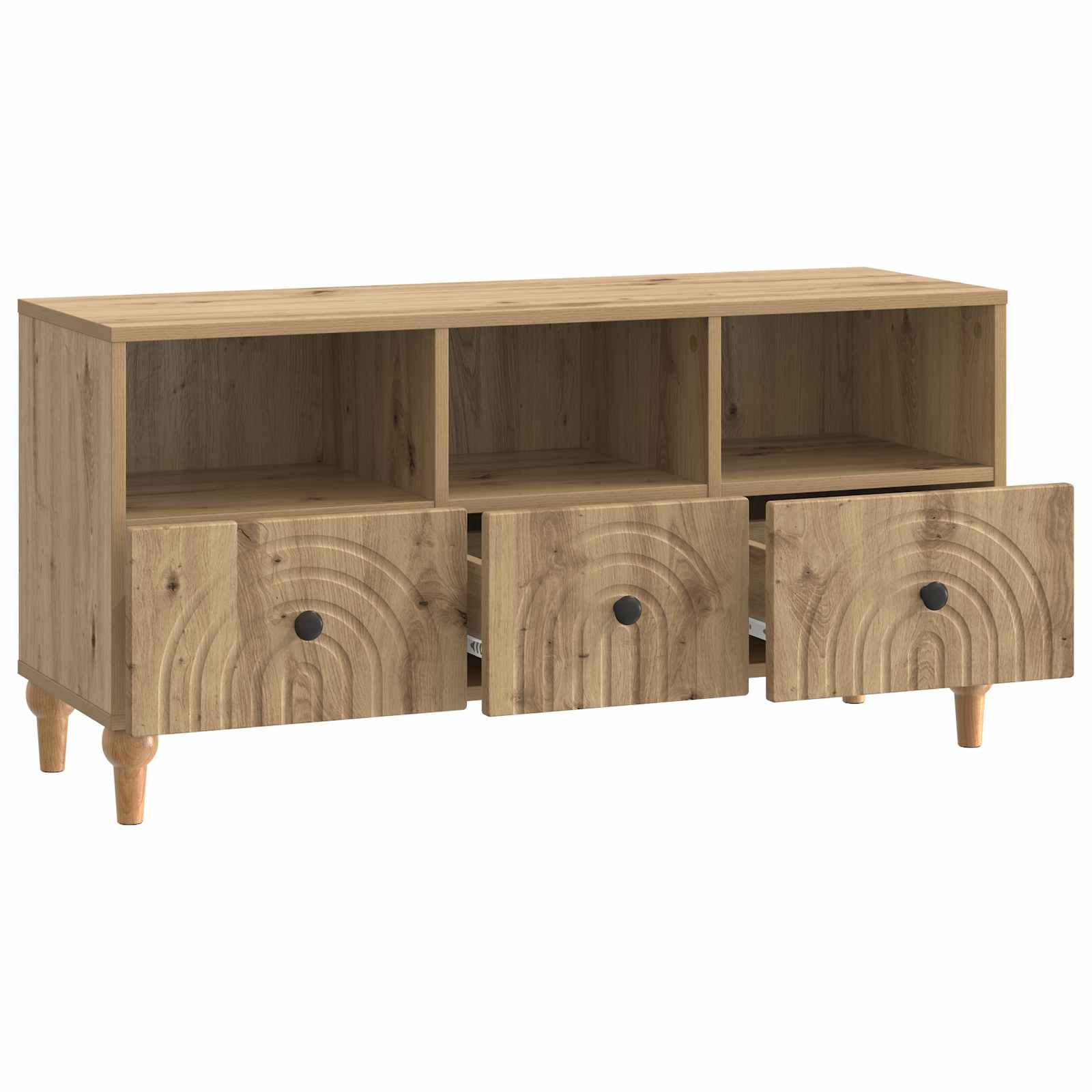 Mobile TV Rovere Artigianale 102 x 34,5 x 50 cm | homemem39