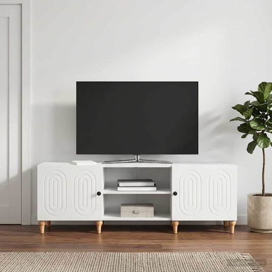 Mobile TV Bianco 150 x 31 x 50 cm Legno ingegnerizzato | homemem39