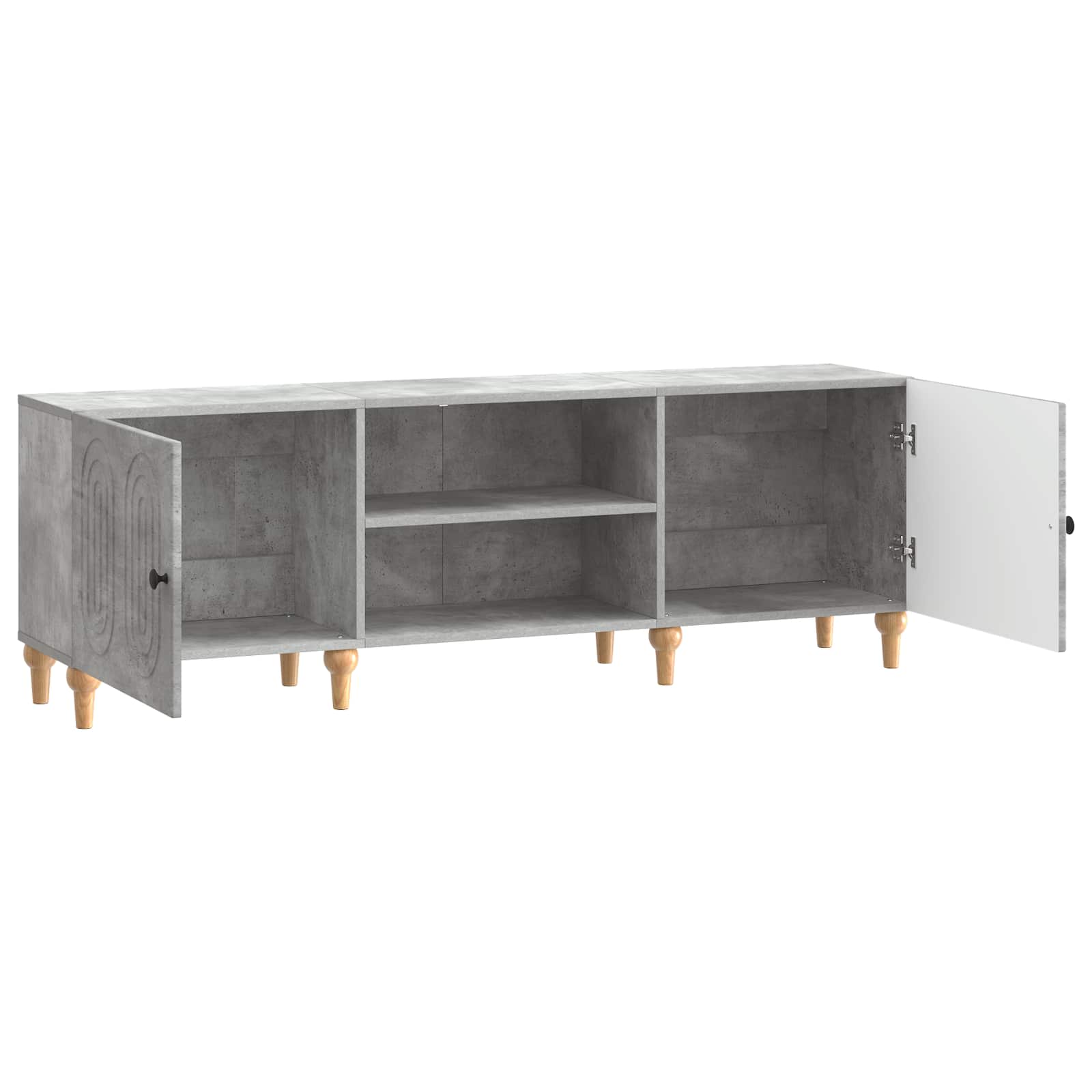 Mobile TV Grigio Cemento 150 x 31 x 50 cm Legno ingegnerizzato | homemem39
