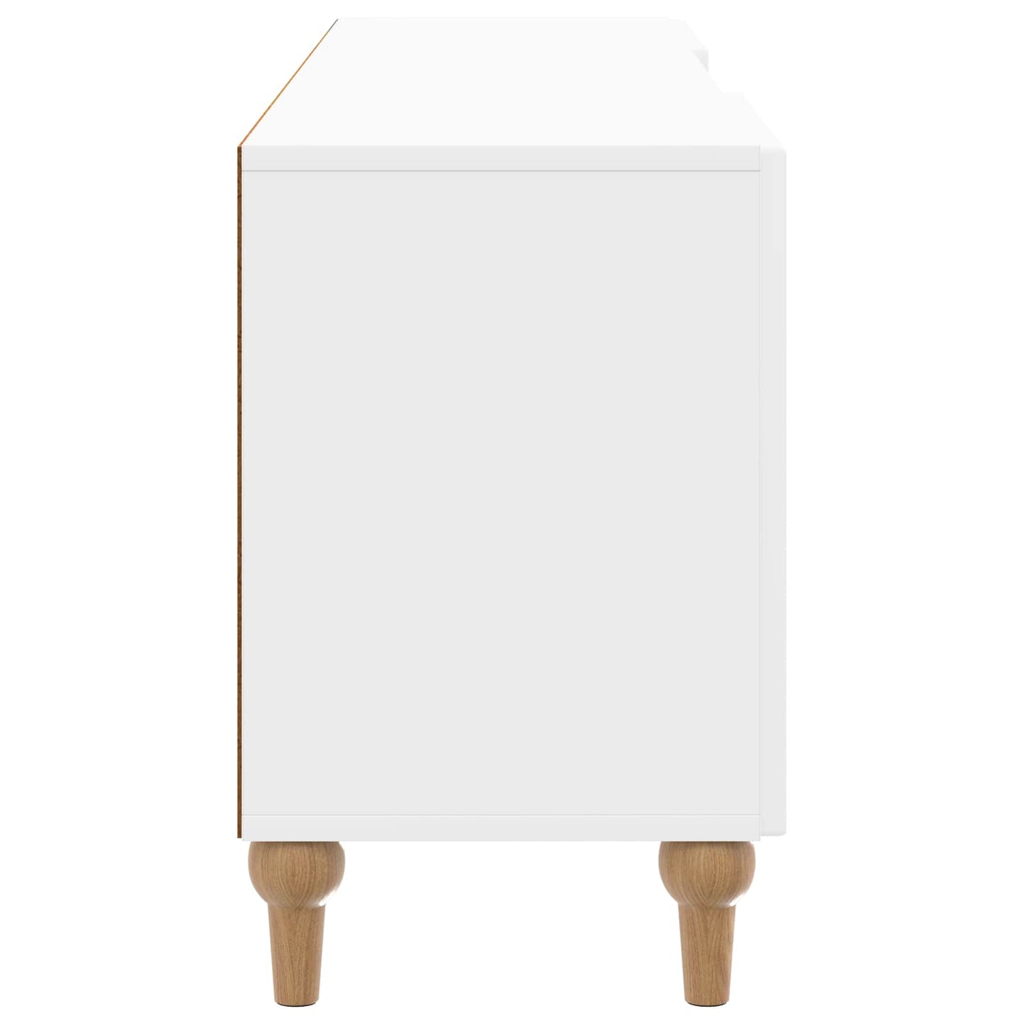 Mobile TV Bianco Lucido 150 x 31 x 50 cm Legno ingegnerizzato | homemem39