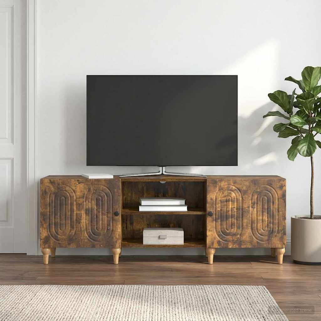 Mobile TV Rovere Fumo 150 x 31 x 50 cm Legno ingegnerizzato