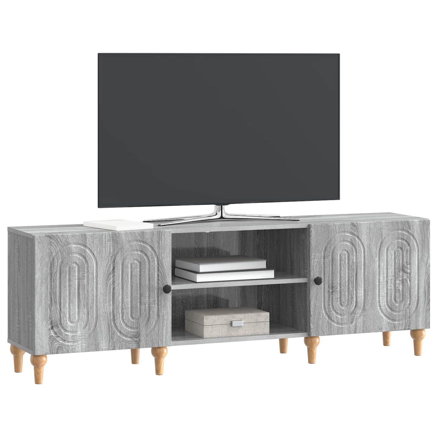 Mobile TV Grigio Sonoma 150 x 31 x 50 cm Legno ingegnerizzato