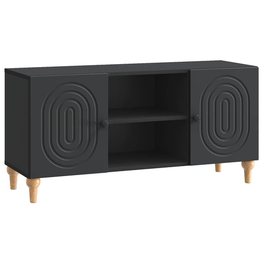 Mobile TV Nero 102 x 34,5 x 50 cm Legno ingegnerizzato | homemem39