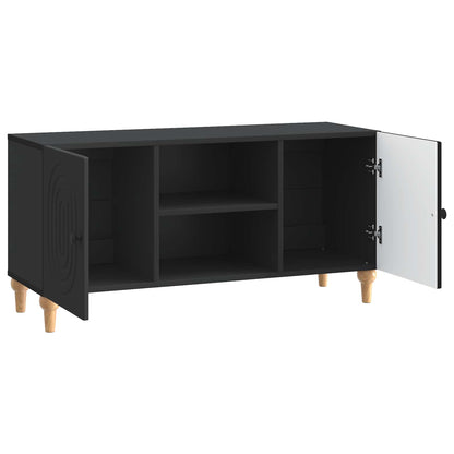 Mobile TV Nero 102 x 34,5 x 50 cm Legno ingegnerizzato | homemem39