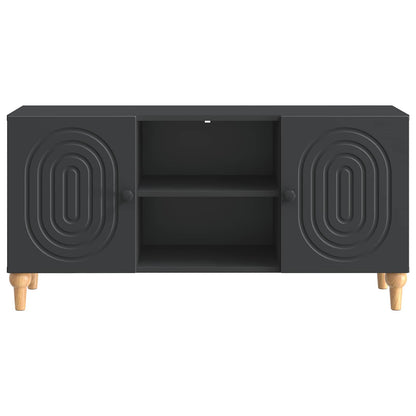Mobile TV Nero 102 x 34,5 x 50 cm Legno ingegnerizzato | homemem39