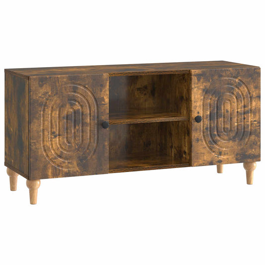 Mobile TV Rovere Fumo 102 x 34,5 x 50 cm Legno ingegnerizzato | homemem39