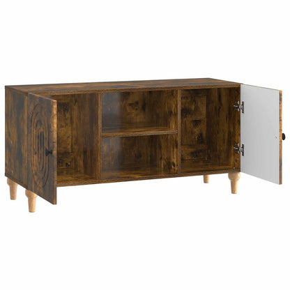 Mobile TV Rovere Fumo 102 x 34,5 x 50 cm Legno ingegnerizzato | homemem39