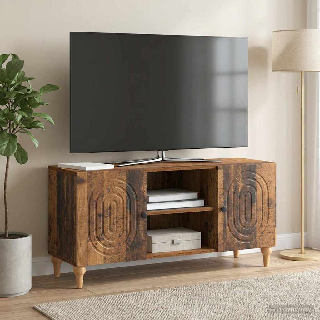 Mobile TV Legno antico 102 x 34,5 x 50 cm Legno ingegnerizzato