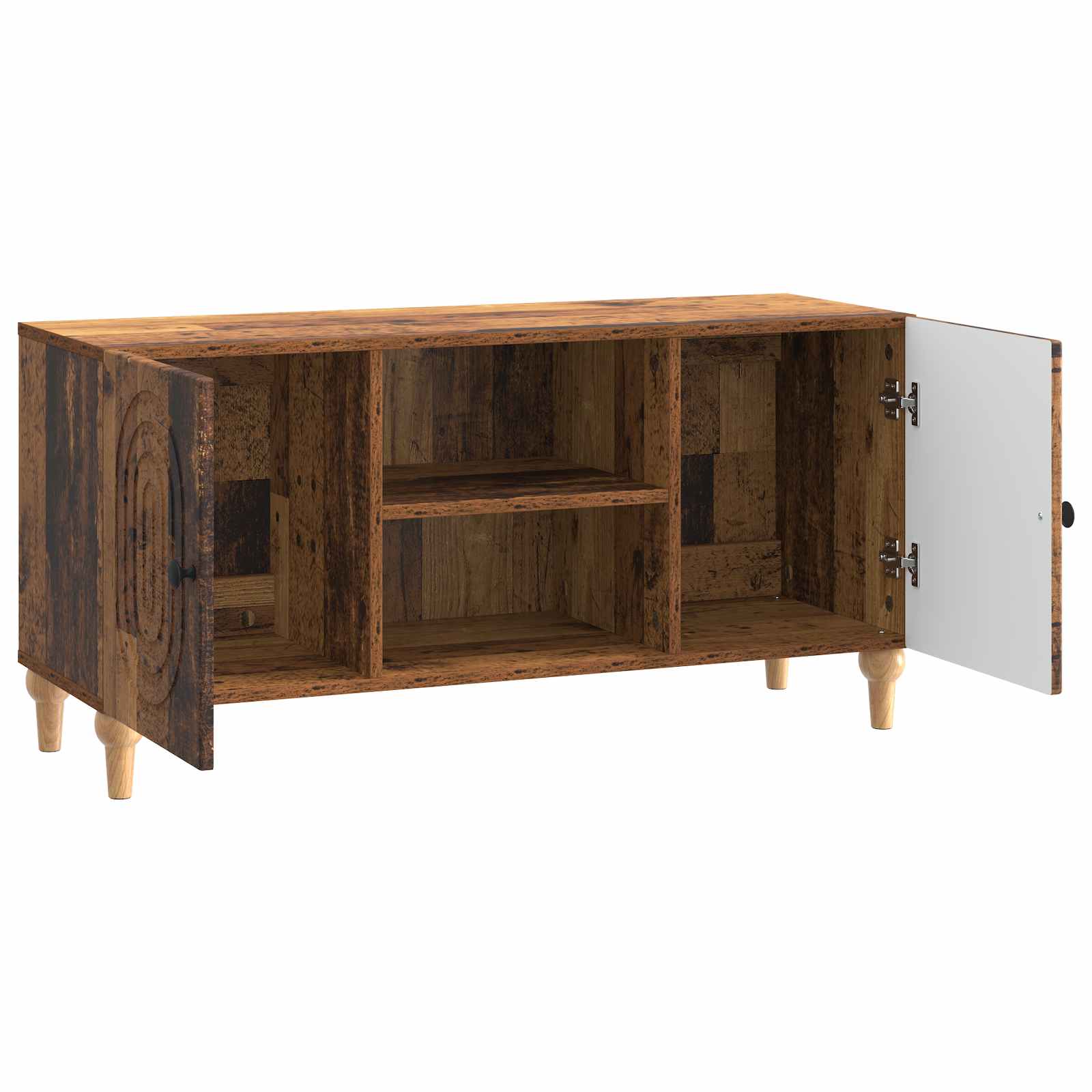 Mobile TV Legno antico 102 x 34,5 x 50 cm Legno ingegnerizzato | homemem39