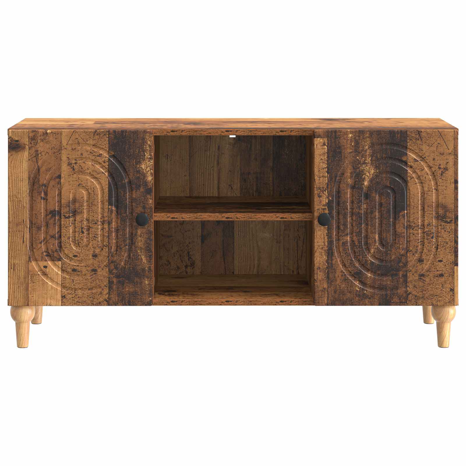 Mobile TV Legno antico 102 x 34,5 x 50 cm Legno ingegnerizzato | homemem39