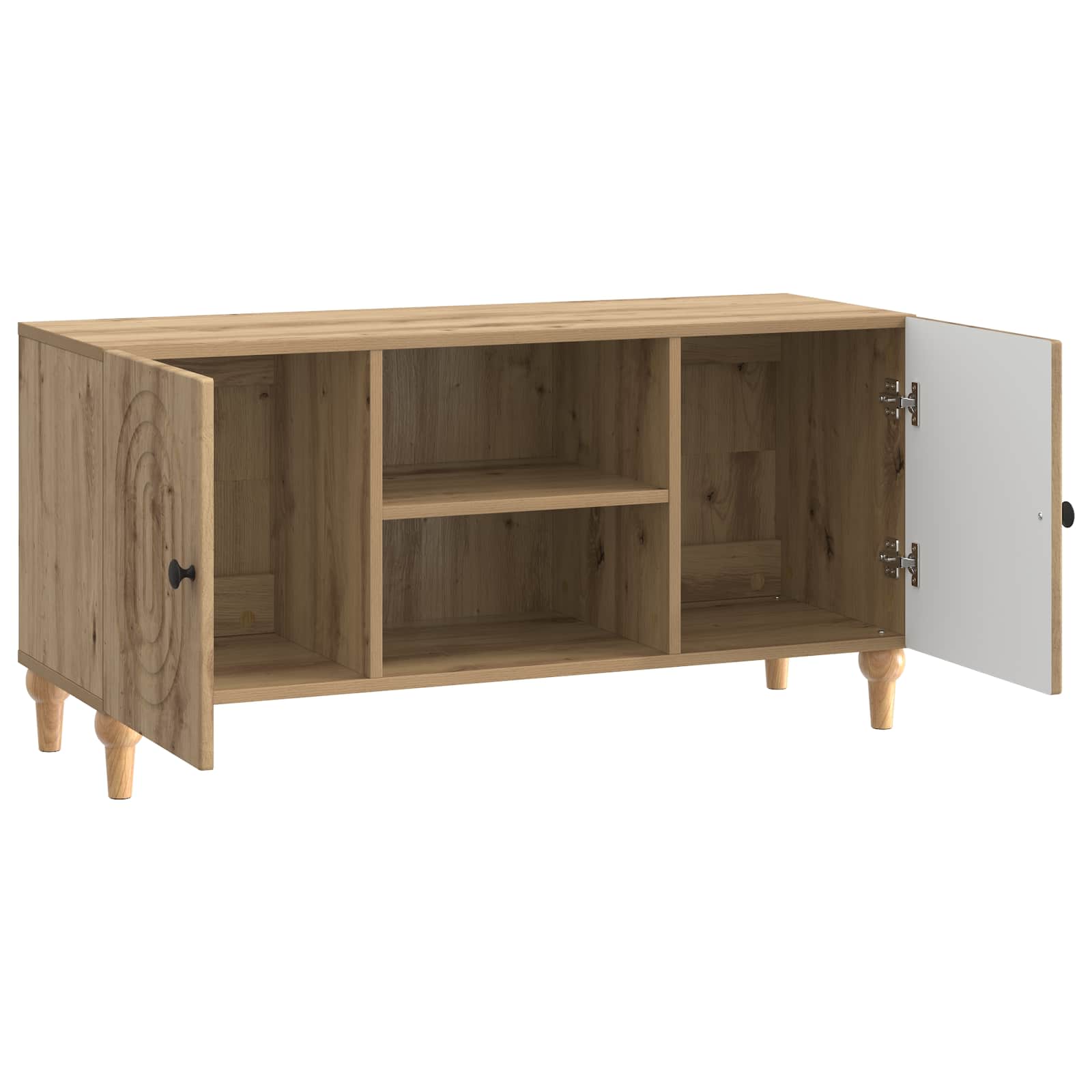 Mobile TV Rovere Artigianale 102 x 34,5 x 50 cm | homemem39