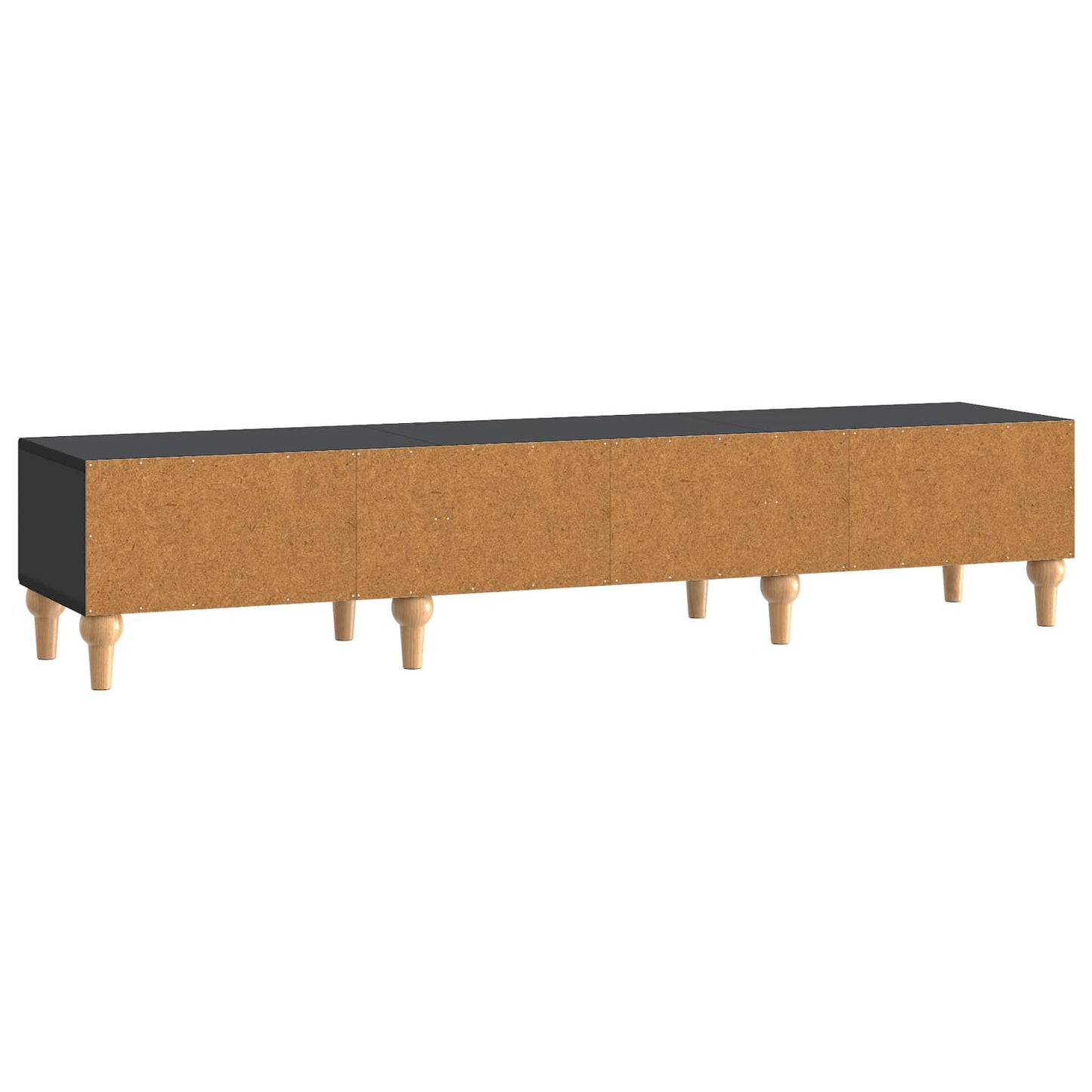 Mobile TV Nero 147 x 34,5 x 30 cm Legno ingegnerizzato | homemem39