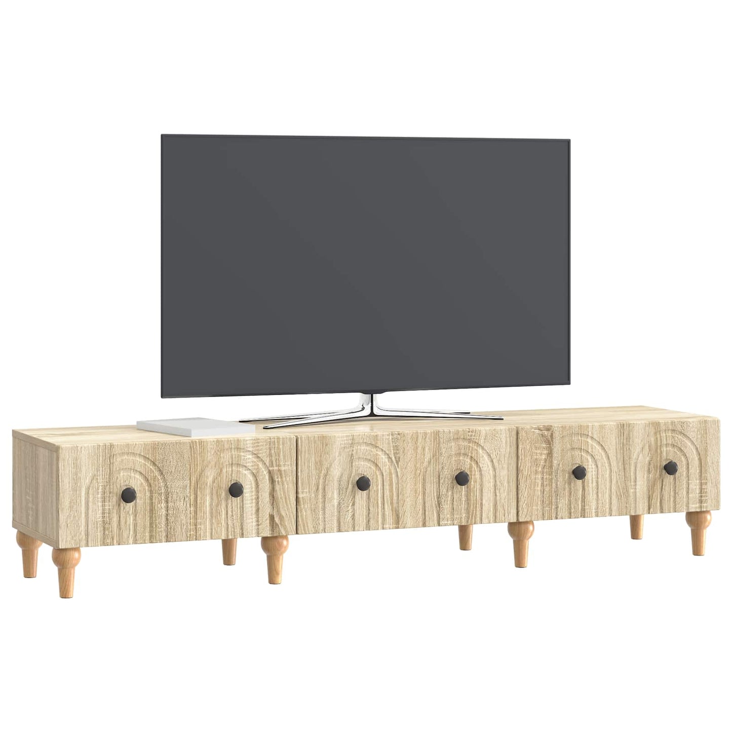 Mobile TV Rovere Sonoma 147 x 34,5 x 30 cm Legno ingegnerizzato | homemem39