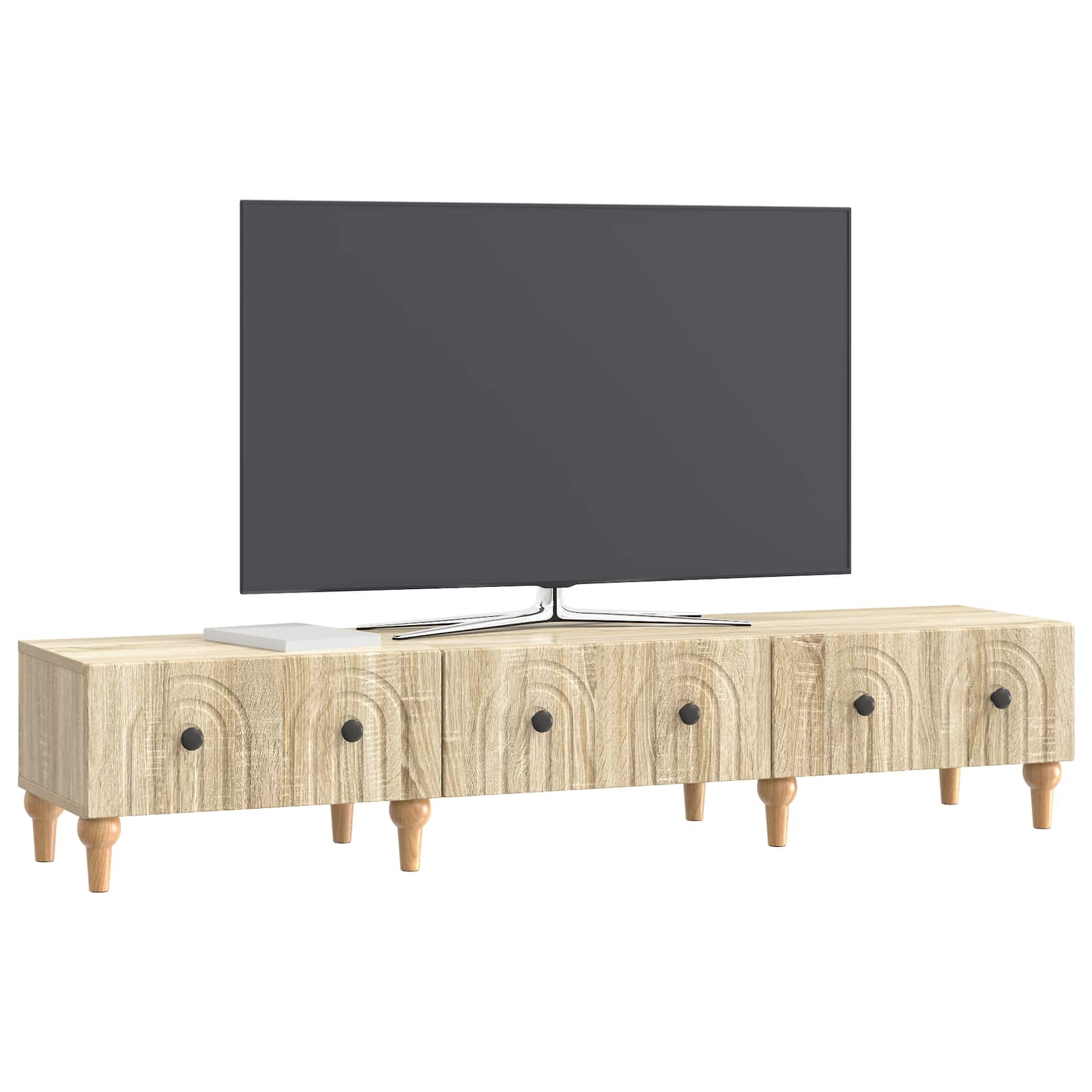Mobile TV Rovere Sonoma 147 x 34,5 x 30 cm Legno ingegnerizzato | homemem39