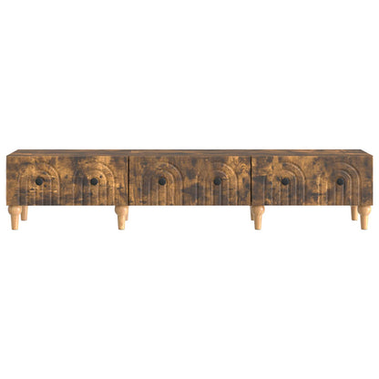 Mobile TV Rovere Fumo 147 x 34,5 x 30 cm Legno ingegnerizzato | homemem39