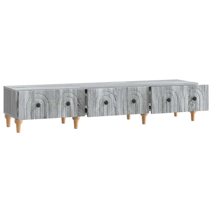 Mobile TV Grigio Sonoma 147 x 34,5 x 30 cm Legno ingegnerizzato