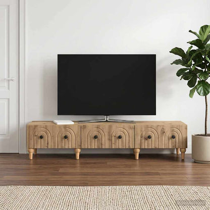 Mobile TV con cassetto Rovere Artigianale 147 x 34,5 x 30 cm