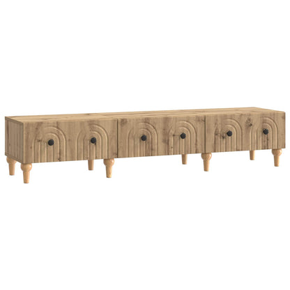 Mobile TV con cassetto Rovere Artigianale 147 x 34,5 x 30 cm | homemem39