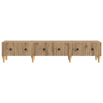 Mobile TV con cassetto Rovere Artigianale 147 x 34,5 x 30 cm | homemem39