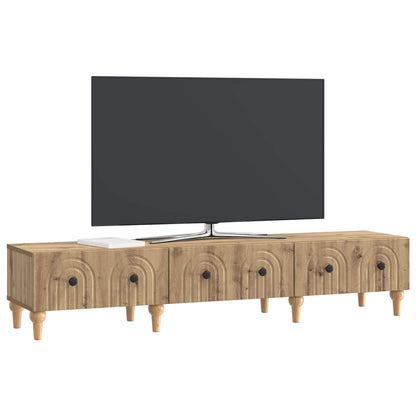 Mobile TV con cassetto Rovere Artigianale 147 x 34,5 x 30 cm | homemem39