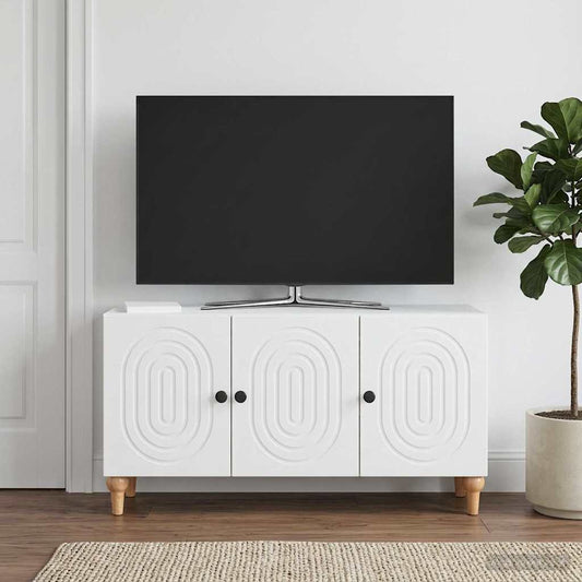 Mobile TV Bianco 99 x 34,5 x 50 cm Legno ingegnerizzato | homemem39