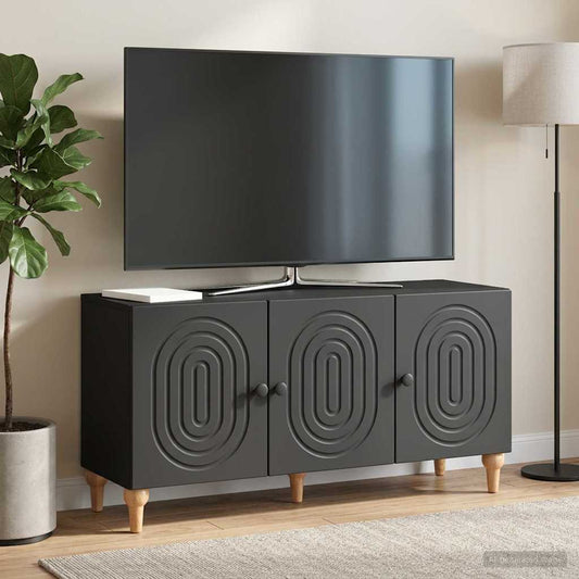 Mobile TV Nero 99 x 34,5 x 50 cm Legno ingegnerizzato