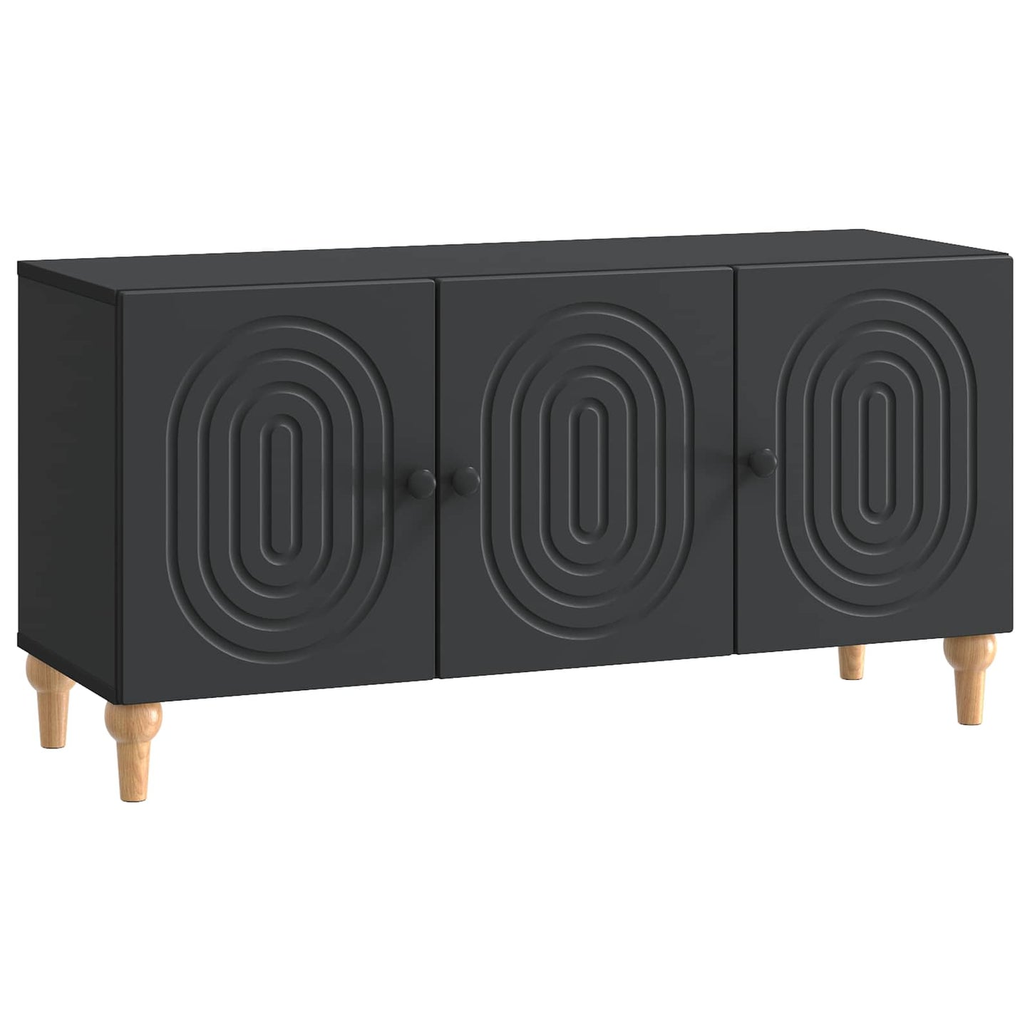 Mobile TV Nero 99 x 34,5 x 50 cm Legno ingegnerizzato | homemem39