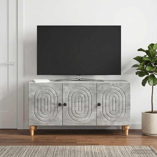 Mobile TV Grigio Cemento 99 x 34,5 x 50 cm Legno ingegnerizzato
