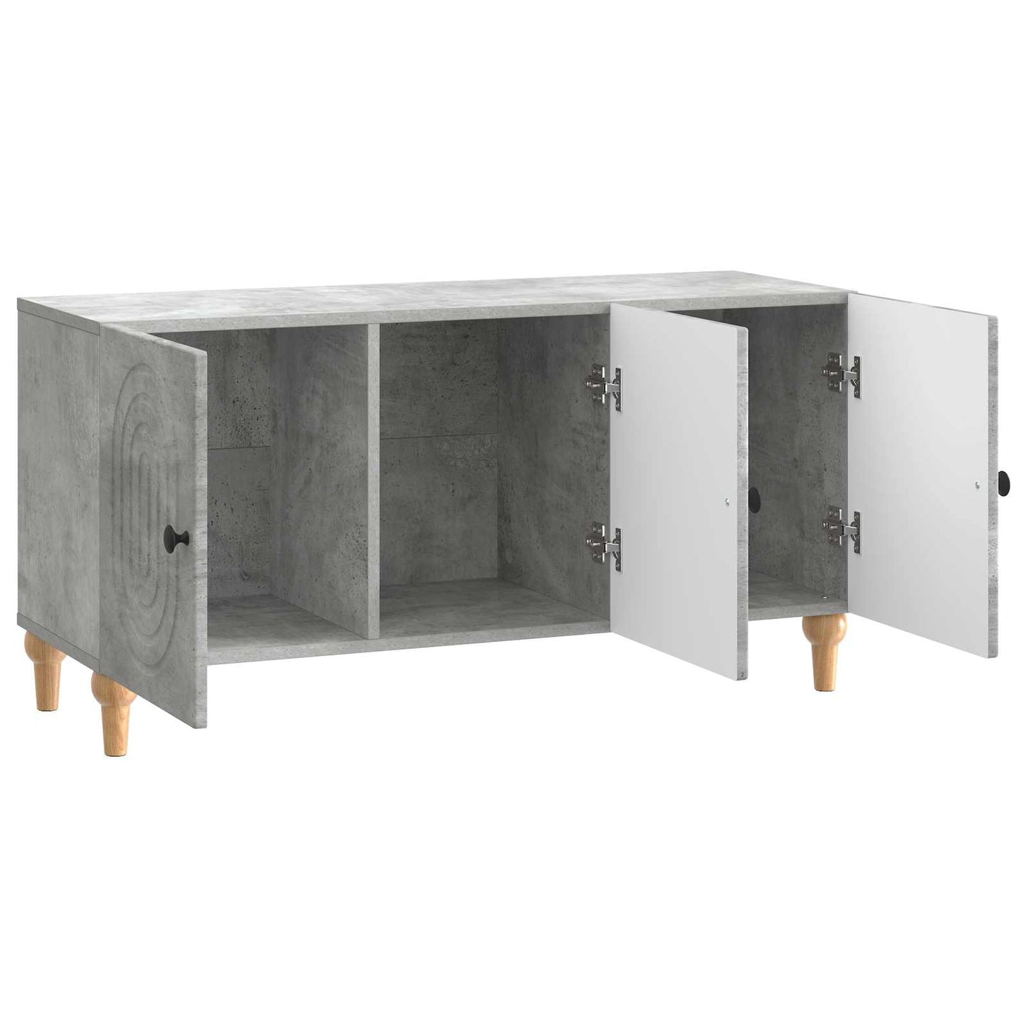 Mobile TV Grigio Cemento 99 x 34,5 x 50 cm Legno ingegnerizzato | homemem39