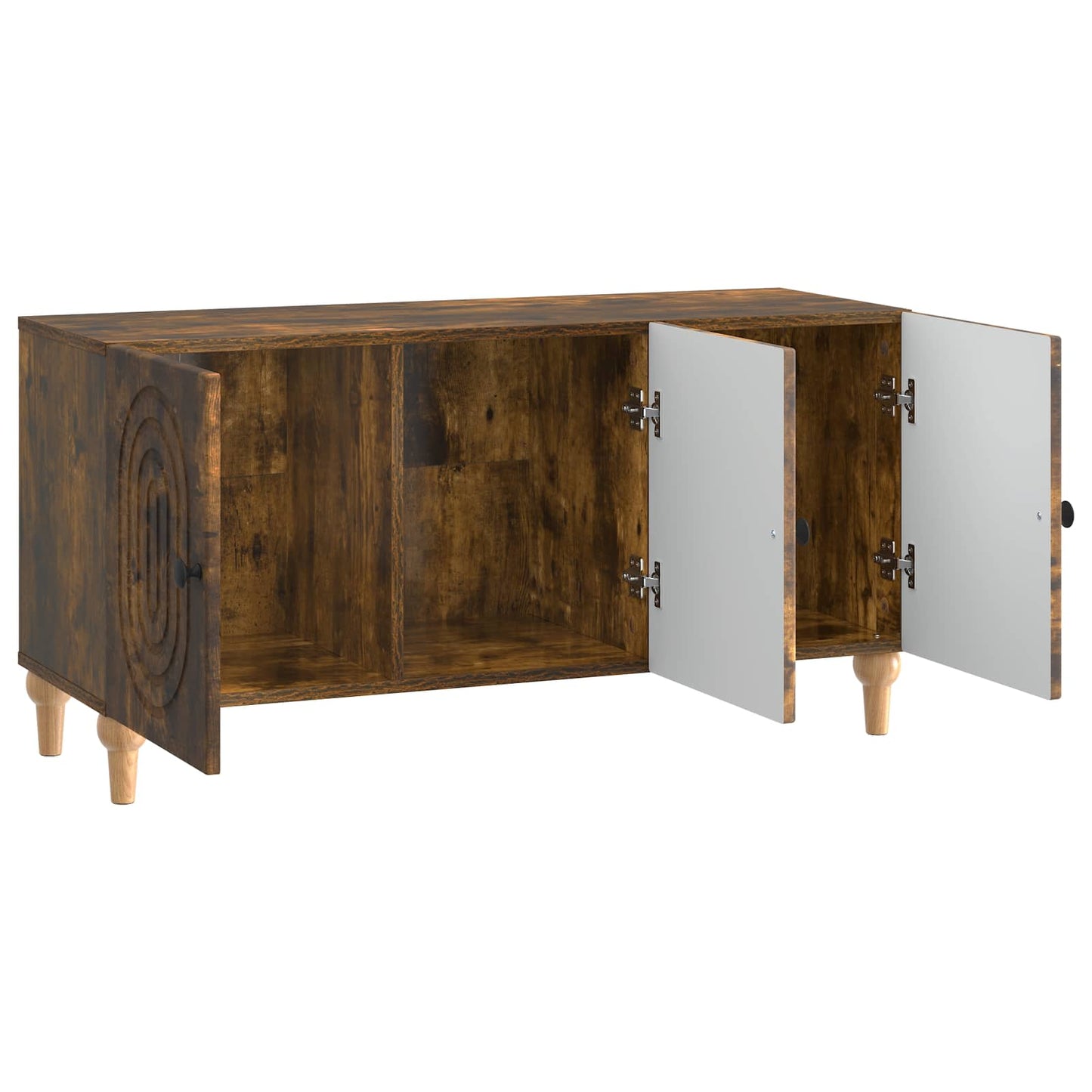 Mobile TV Rovere Fumo 99 x 34,5 x 50 cm Legno ingegnerizzato | homemem39