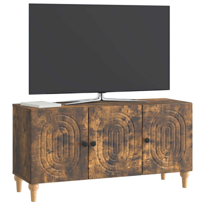 Mobile TV Rovere Fumo 99 x 34,5 x 50 cm Legno ingegnerizzato | homemem39