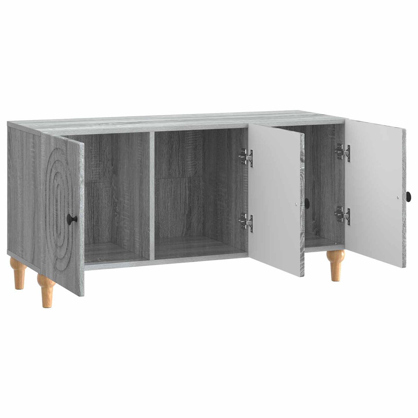 Mobile TV Grigio Sonoma 99 x 34,5 x 50 cm Legno ingegnerizzato