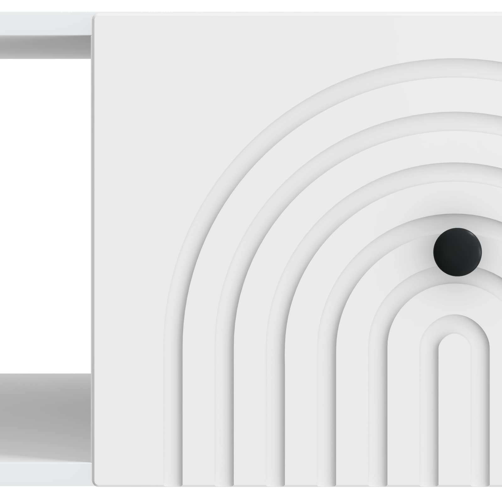 Tavolino da salotto Bianco 90 x 50 x 40 cm Legno ingegnerizzato | homemem39