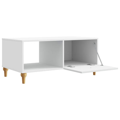 Tavolino da salotto Bianco 90 x 50 x 40 cm Legno ingegnerizzato | homemem39