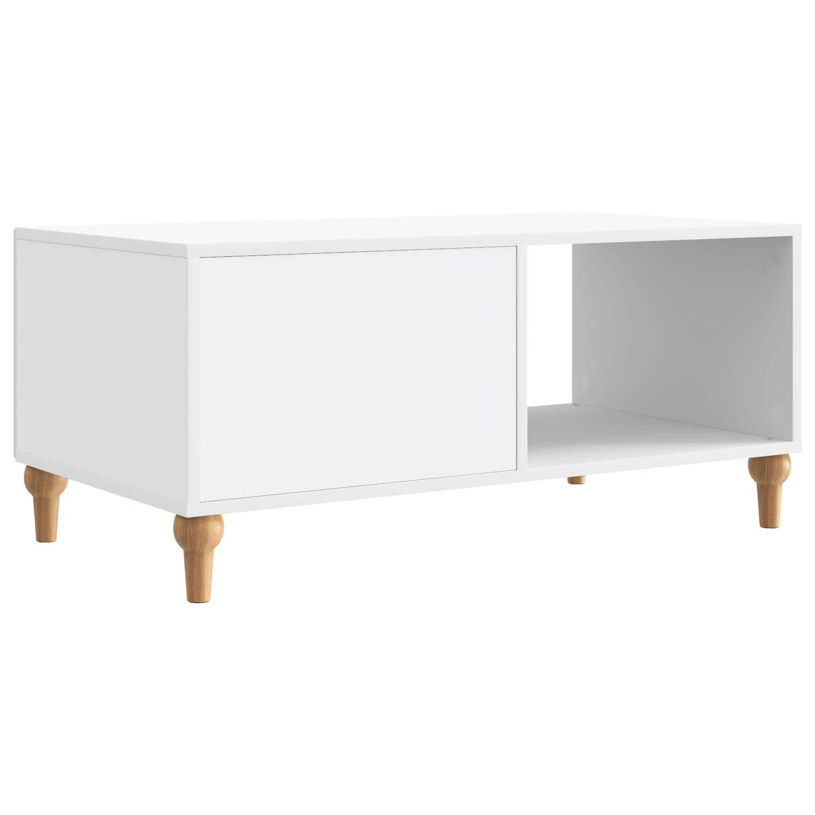 Tavolino da salotto Bianco 90 x 50 x 40 cm Legno ingegnerizzato | homemem39