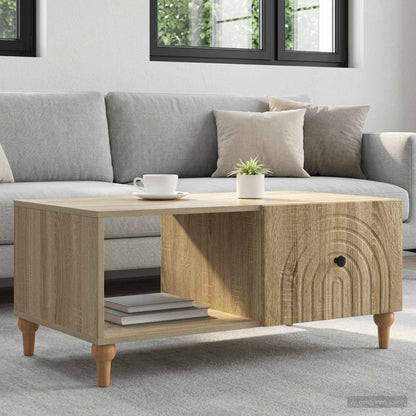 Tavolino da salotto Rovere Sonoma 90 x 50 x 40 cm