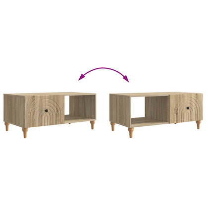 Tavolino da salotto Rovere Sonoma 90 x 50 x 40 cm | homemem39