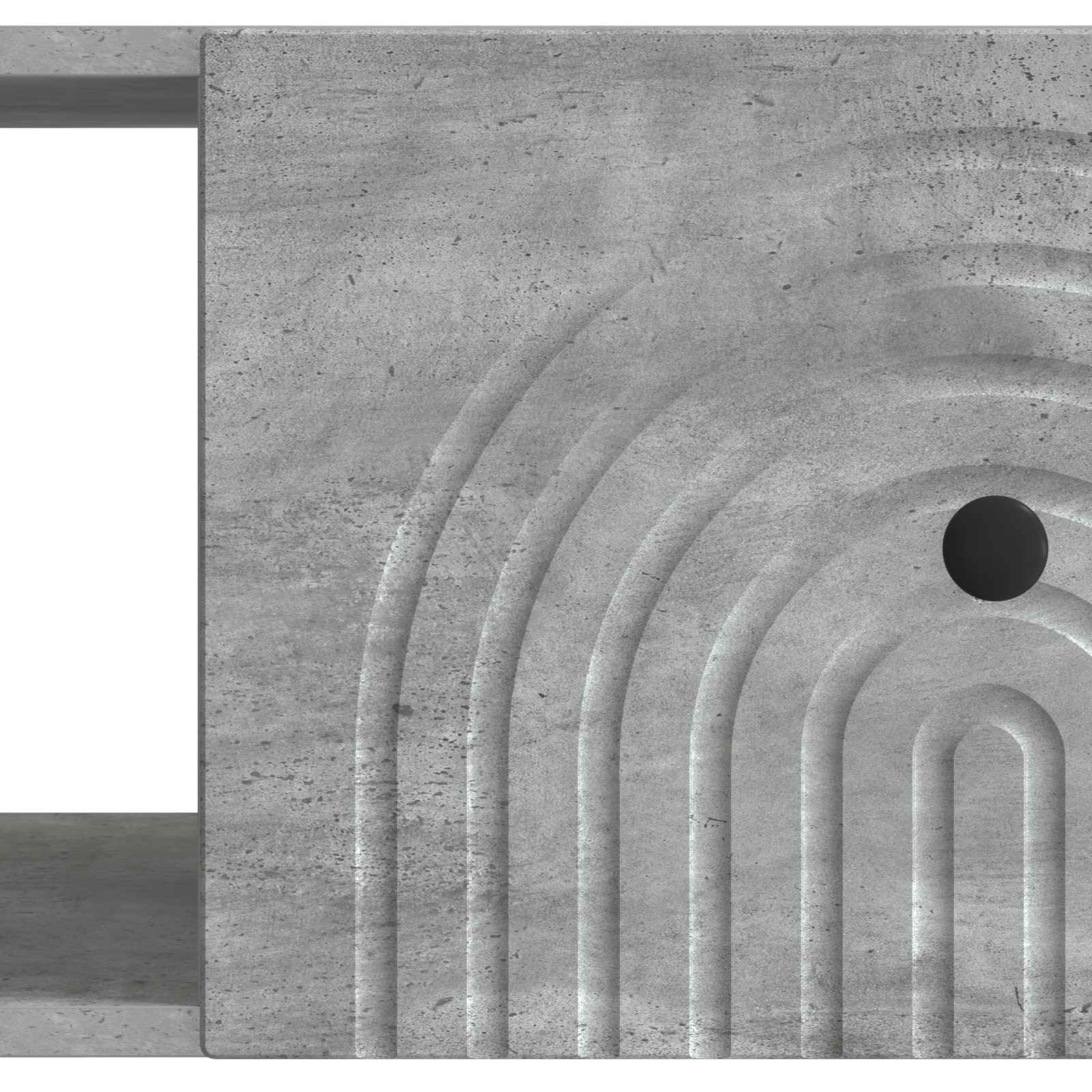 Tavolino da salotto Grigio Cemento 90 x 50 x 40 cm | homemem39