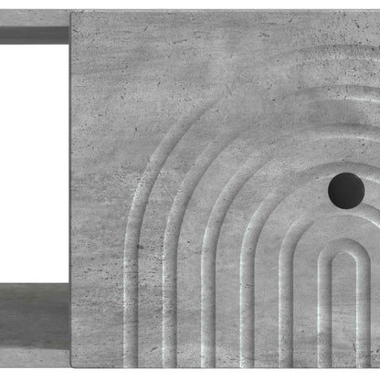 Tavolino da salotto Grigio Cemento 90 x 50 x 40 cm