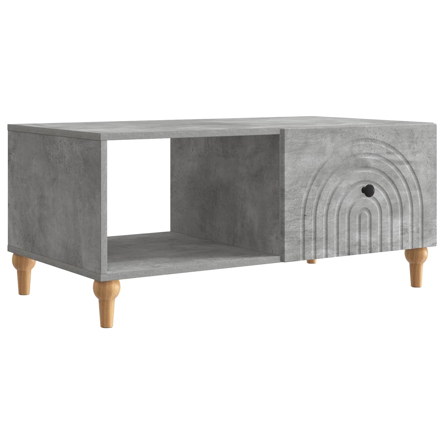 Tavolino da salotto Grigio Cemento 90 x 50 x 40 cm | homemem39