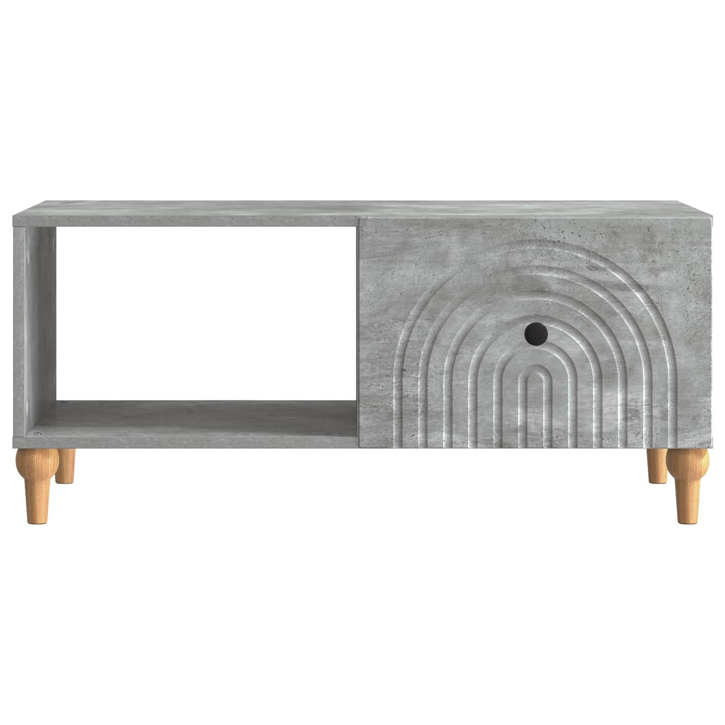 Tavolino da salotto Grigio Cemento 90 x 50 x 40 cm | homemem39