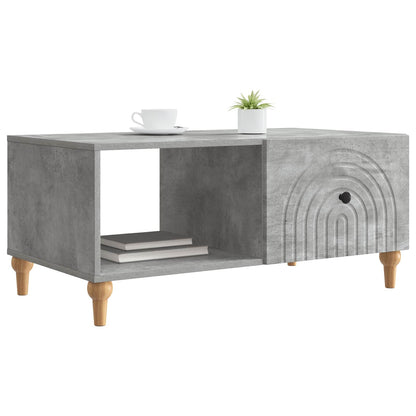 Tavolino da salotto Grigio Cemento 90 x 50 x 40 cm | homemem39