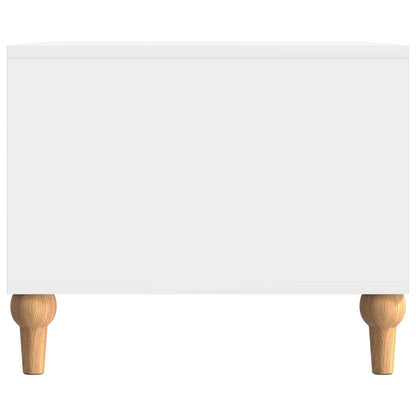 Tavolino da salotto Bianco Lucido 90 x 50 x 40 cm
